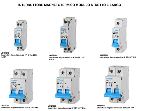 Interruttore magnetotermico