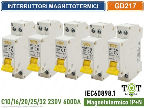 Interruttore magnetotermico - magnetotermico, su