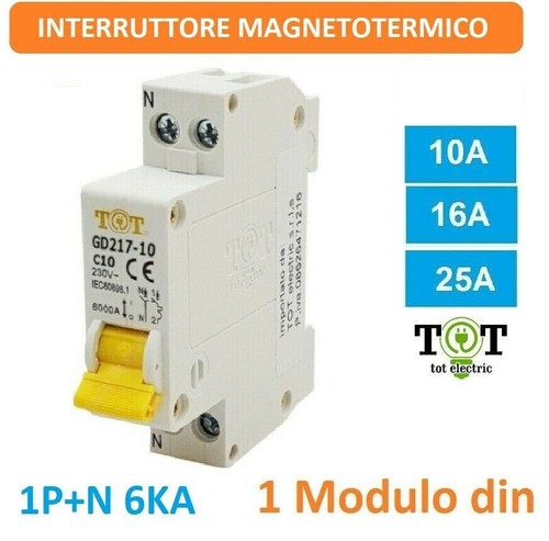 Interruttore magnetotermico - interruttore,
