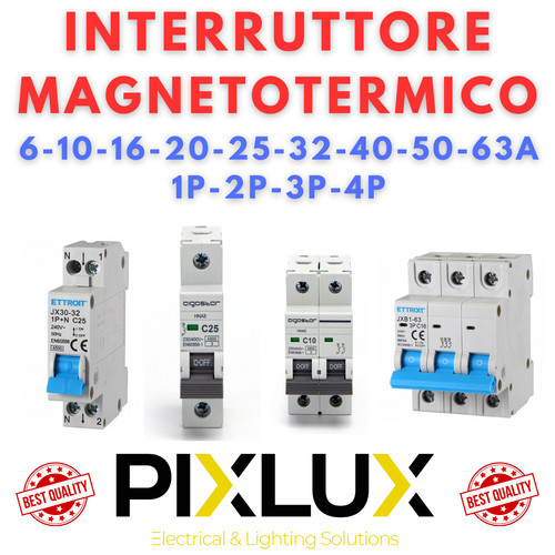Interruttore magnetotermico - magnetotermico, 1p